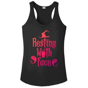 Funny Resting Witch Face Witch Halloween Gift Ladies PosiCharge Competitor Racerback Tank