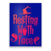 Funny Resting Witch Face Witch Halloween Gift Poster