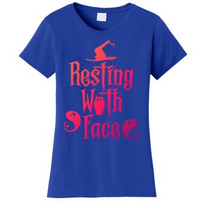 Funny Resting Witch Face Witch Halloween Gift Women's T-Shirt