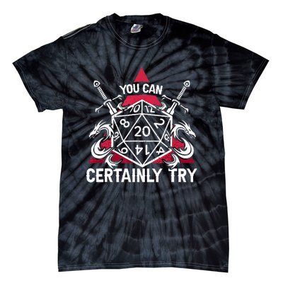 Funny RPG You Can Certainly Try D20 Tie-Dye T-Shirt