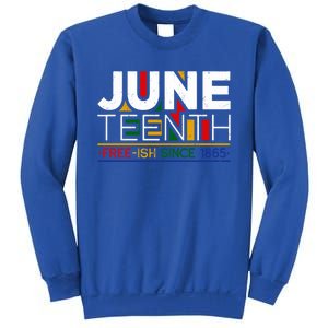 Freegiftish Since 1865 Juneteenth Black History Melanin Freedom Gift Sweatshirt