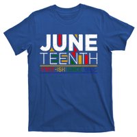 Freegiftish Since 1865 Juneteenth Black History Melanin Freedom Gift T-Shirt