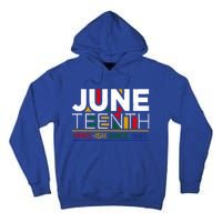 Freegiftish Since 1865 Juneteenth Black History Melanin Freedom Gift Tall Hoodie