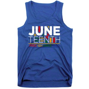 Freegiftish Since 1865 Juneteenth Black History Melanin Freedom Gift Tank Top