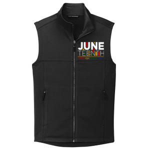 Freegiftish Since 1865 Juneteenth Black History Melanin Freedom Gift Collective Smooth Fleece Vest