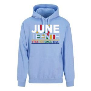 Freegiftish Since 1865 Juneteenth Black History Melanin Freedom Gift Unisex Surf Hoodie