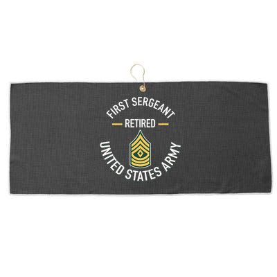 First Sergeant 1sg Retired Army Military Retirement Gifts Large Microfiber Waffle Golf Towel