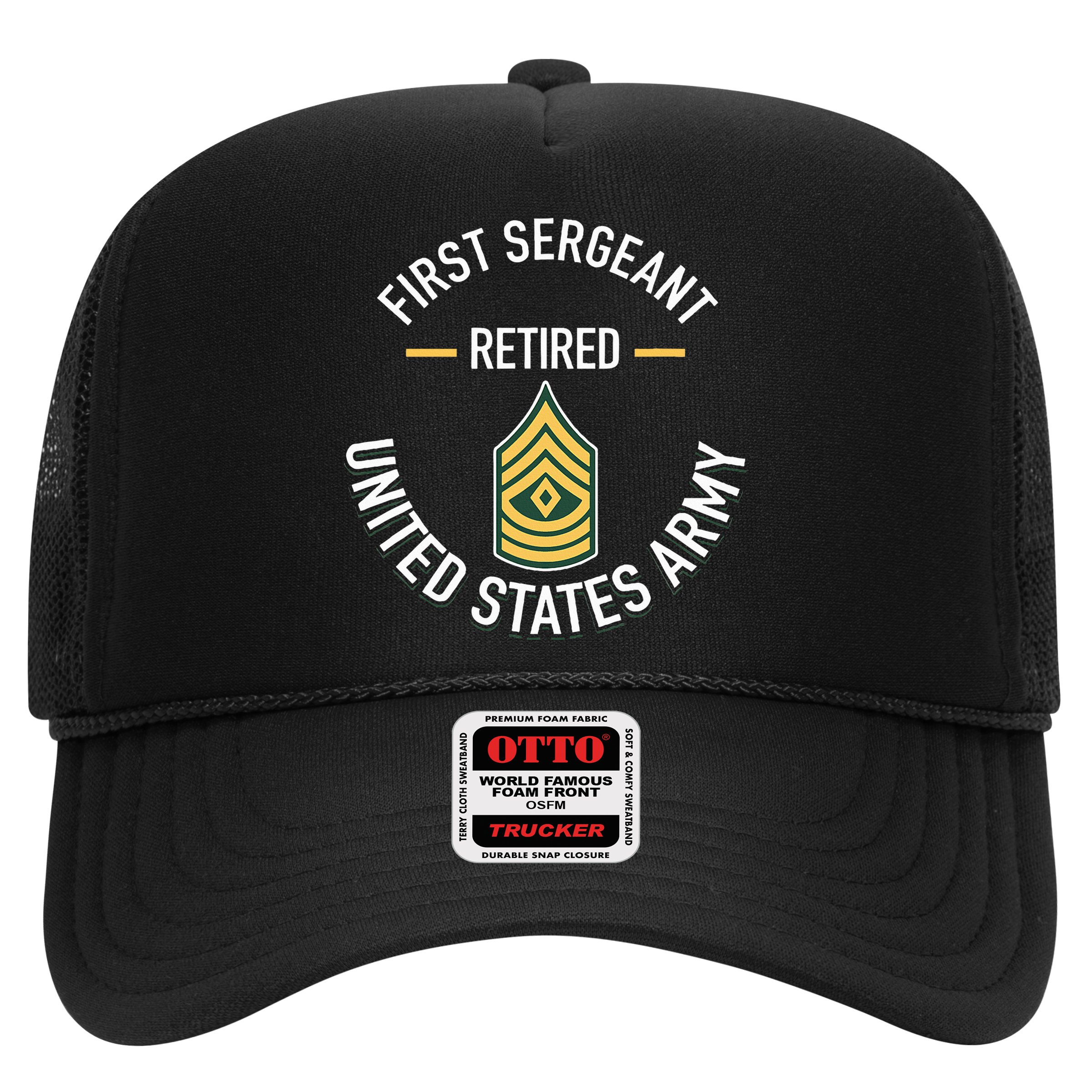 First Sergeant 1sg Retired Army Military Retirement Gifts Hat
