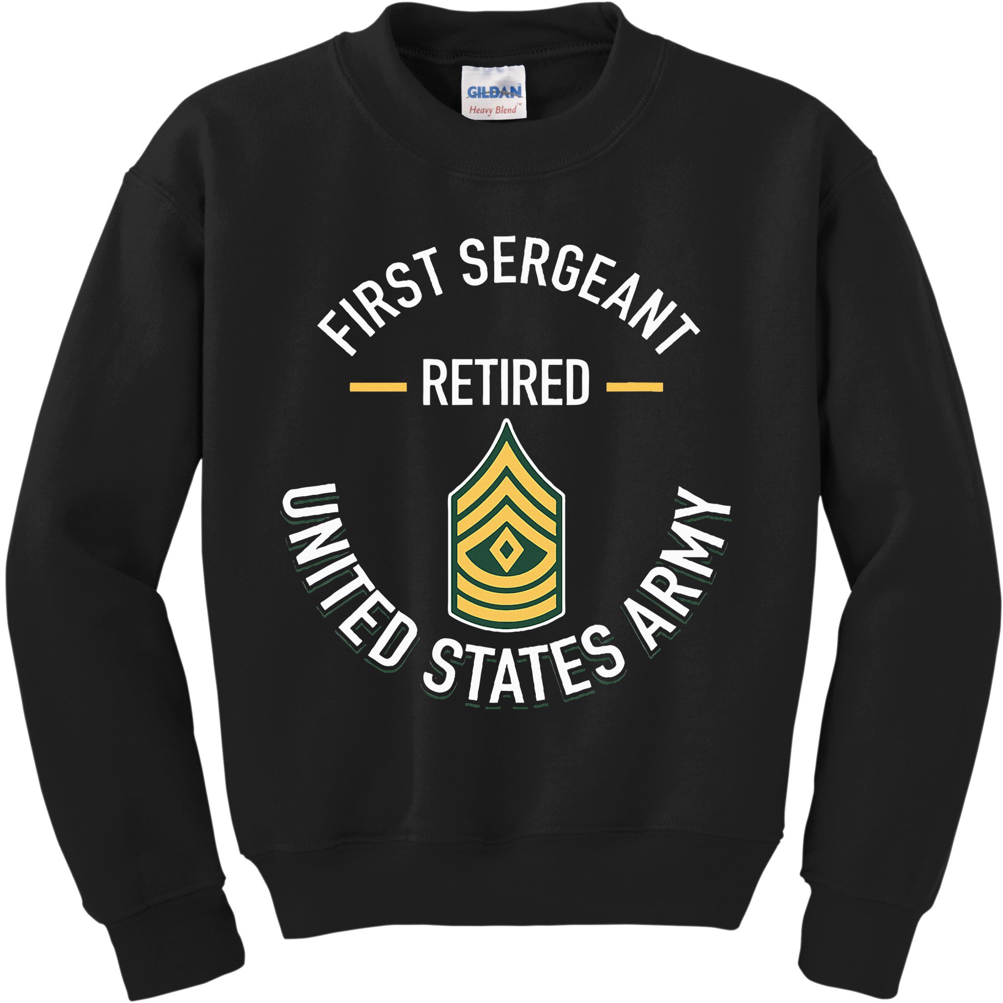 First Sergeant 1sg Retired Army Military Retirement Gifts Kids Sweatshirt