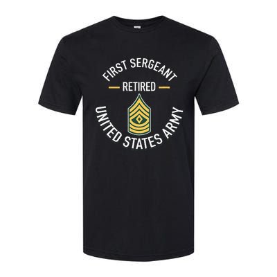 First Sergeant 1sg Retired Army Military Retirement Gifts Softstyle CVC T-Shirt