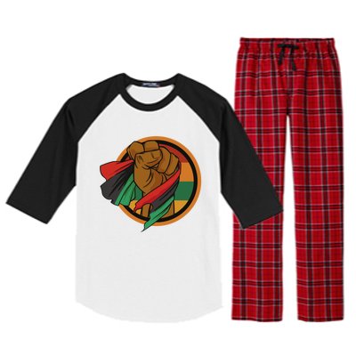 Freeish Since 1865 Juneteenth African American Freedom Cute Gift Raglan Sleeve Pajama Set