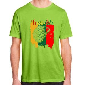 Freeish Since 1865 Juneteenth Black Women Black Pride 1865 Gift African Pride Adult ChromaSoft Performance T-Shirt