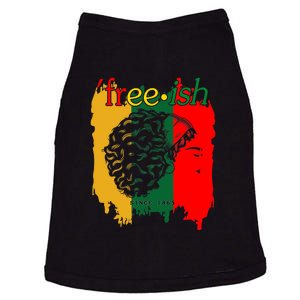 Freeish Since 1865 Juneteenth Black Women Black Pride 1865 Gift African Pride Doggie Tank