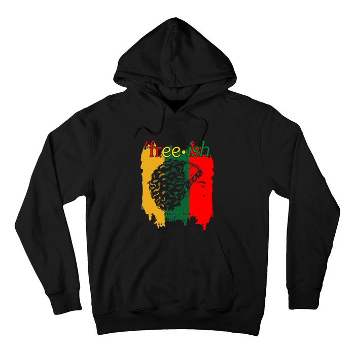 Freeish Since 1865 Juneteenth Black Women Black Pride 1865 Gift African Pride Hoodie