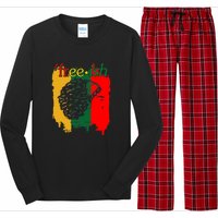 Freeish Since 1865 Juneteenth Black Women Black Pride 1865 Gift African Pride Long Sleeve Pajama Set