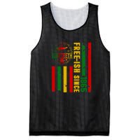 Freeish Since 1865 With Pan African Flag For Juneteenth Gift African Pride Mesh Reversible Basketball Jersey Tank