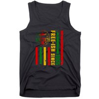 Freeish Since 1865 With Pan African Flag For Juneteenth Gift African Pride Tank Top