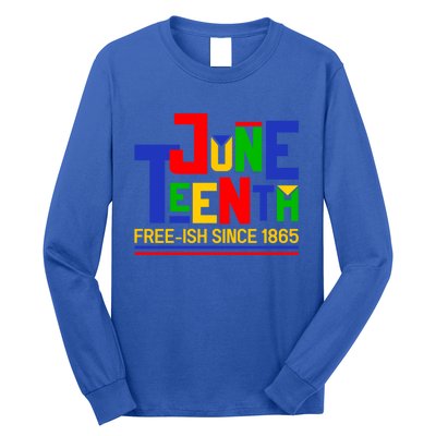 Freegiftish Since 1865 Juneteenth Black History Melanin African Funny Gift Long Sleeve Shirt