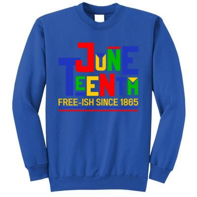 Freegiftish Since 1865 Juneteenth Black History Melanin African Funny Gift Sweatshirt