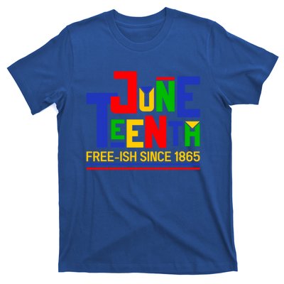 Freegiftish Since 1865 Juneteenth Black History Melanin African Funny Gift T-Shirt