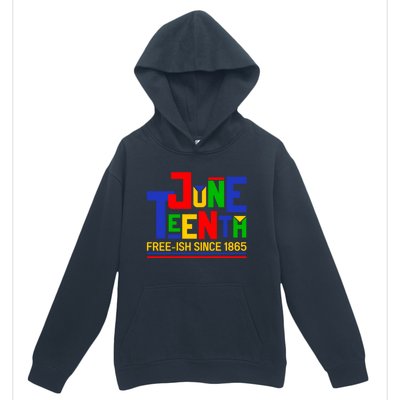 Freegiftish Since 1865 Juneteenth Black History Melanin African Funny Gift Urban Pullover Hoodie