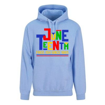 Freegiftish Since 1865 Juneteenth Black History Melanin African Funny Gift Unisex Surf Hoodie