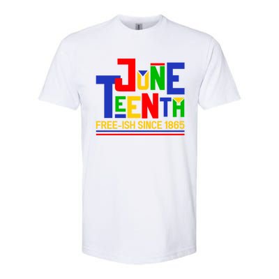 Freegiftish Since 1865 Juneteenth Black History Melanin African Funny Gift Softstyle CVC T-Shirt