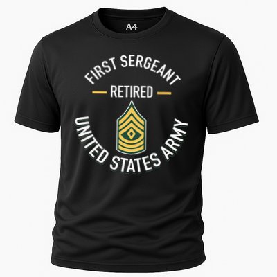 First Sergeant 1sg Retired Army Military Retirement Performance Shirt