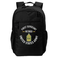 First Sergeant 1sg Retired Army Military Retirement Backpack