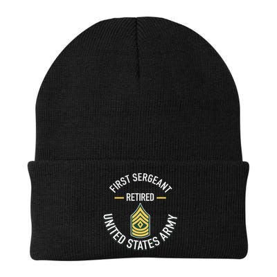 First Sergeant 1sg Retired Army Military Retirement Beanie