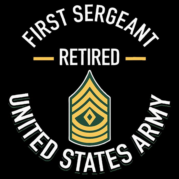 First Sergeant 1sg Retired Army Military Retirement Mousepad