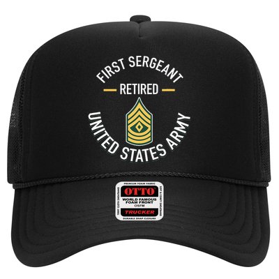 First Sergeant 1sg Retired Army Military Retirement Trucker Hat