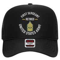 First Sergeant 1sg Retired Army Military Retirement Hat
