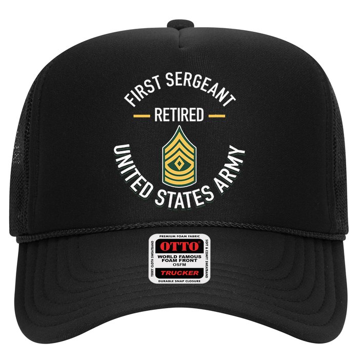 First Sergeant 1sg Retired Army Military Retirement Hat