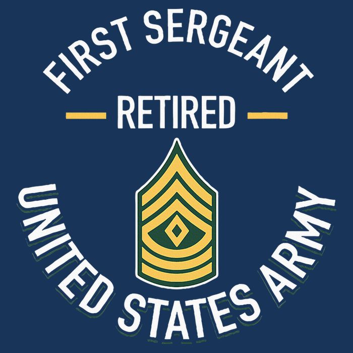 First Sergeant 1sg Retired Army Military Retirement Infant Baby Jersey Bodysuit
