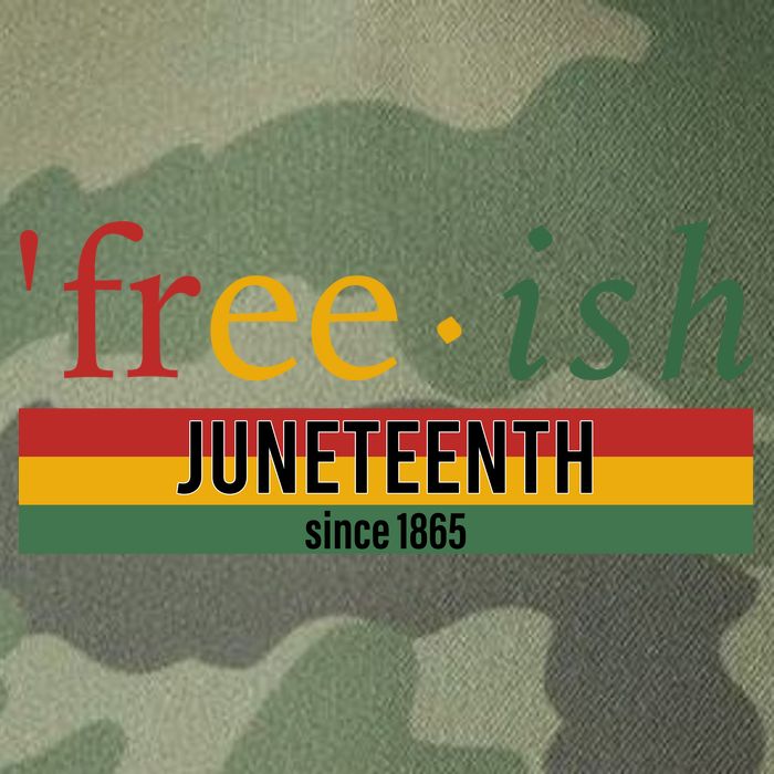 Freeish Since 1865 With Pan African Flag For Juneteenth Legacy Tie Dye Trucker Hat