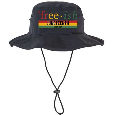 Freeish Since 1865 With Pan African Flag For Juneteenth Bucket Hat
