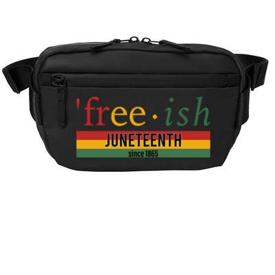 Freeish Since 1865 With Pan African Flag For Juneteenth Crossbody Pack