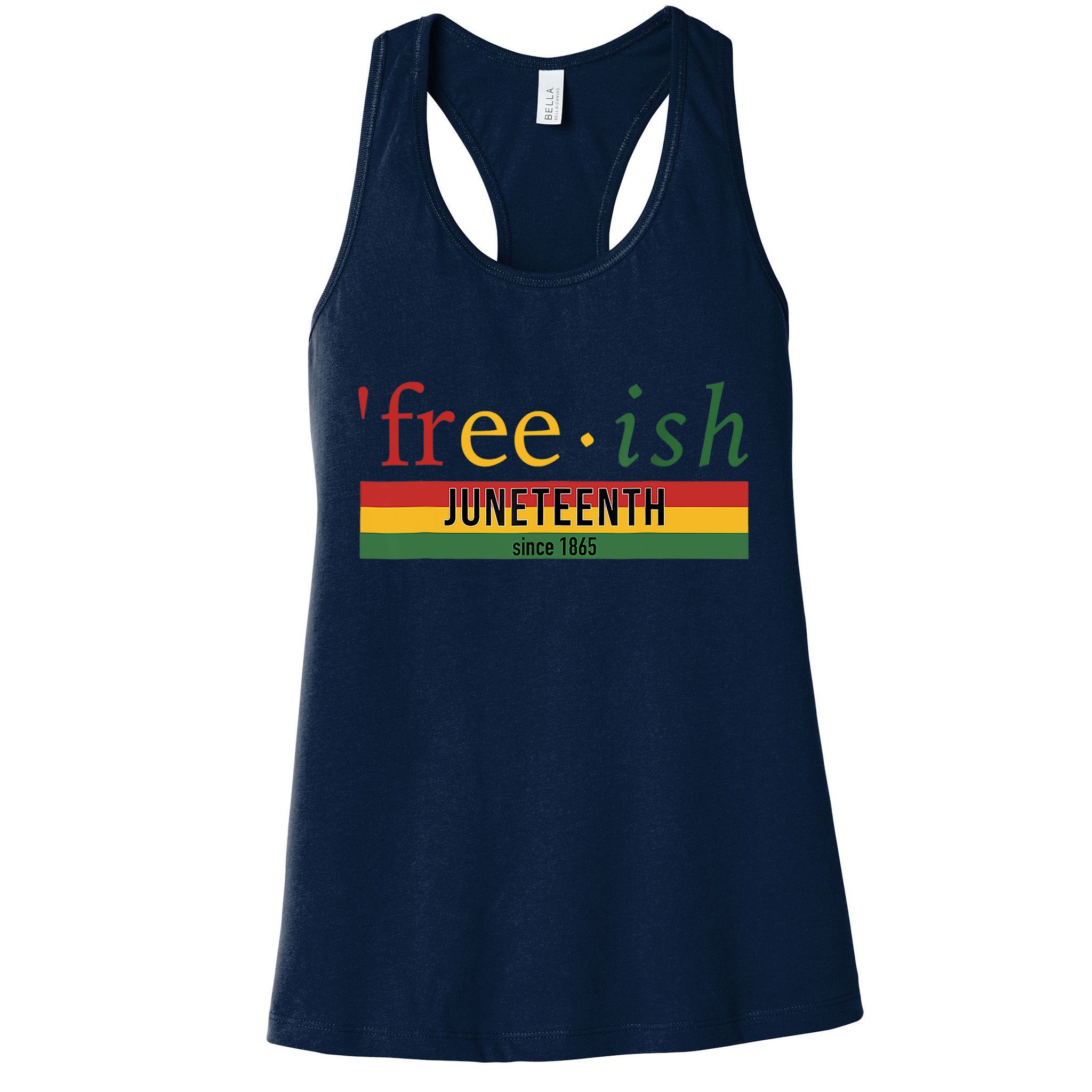 Freeish Since 1865 Juneteenth Black Freedom 1865 Womens Tank Top