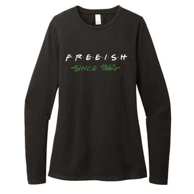 Freeish Since 1865 African Pride Gift Womens CVC Long Sleeve Shirt