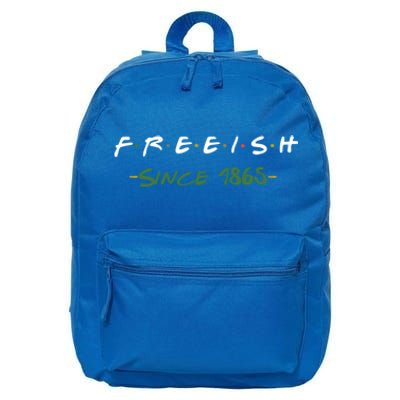 Freeish Since 1865 African Pride Gift 16 in Basic Backpack