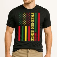Freeish Since 1865 Juneteenth Black History Flag African Cooling Performance Crew T-Shirt