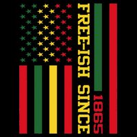 Freeish Since 1865 Juneteenth Black History Flag African Cooling Performance Crew T-Shirt