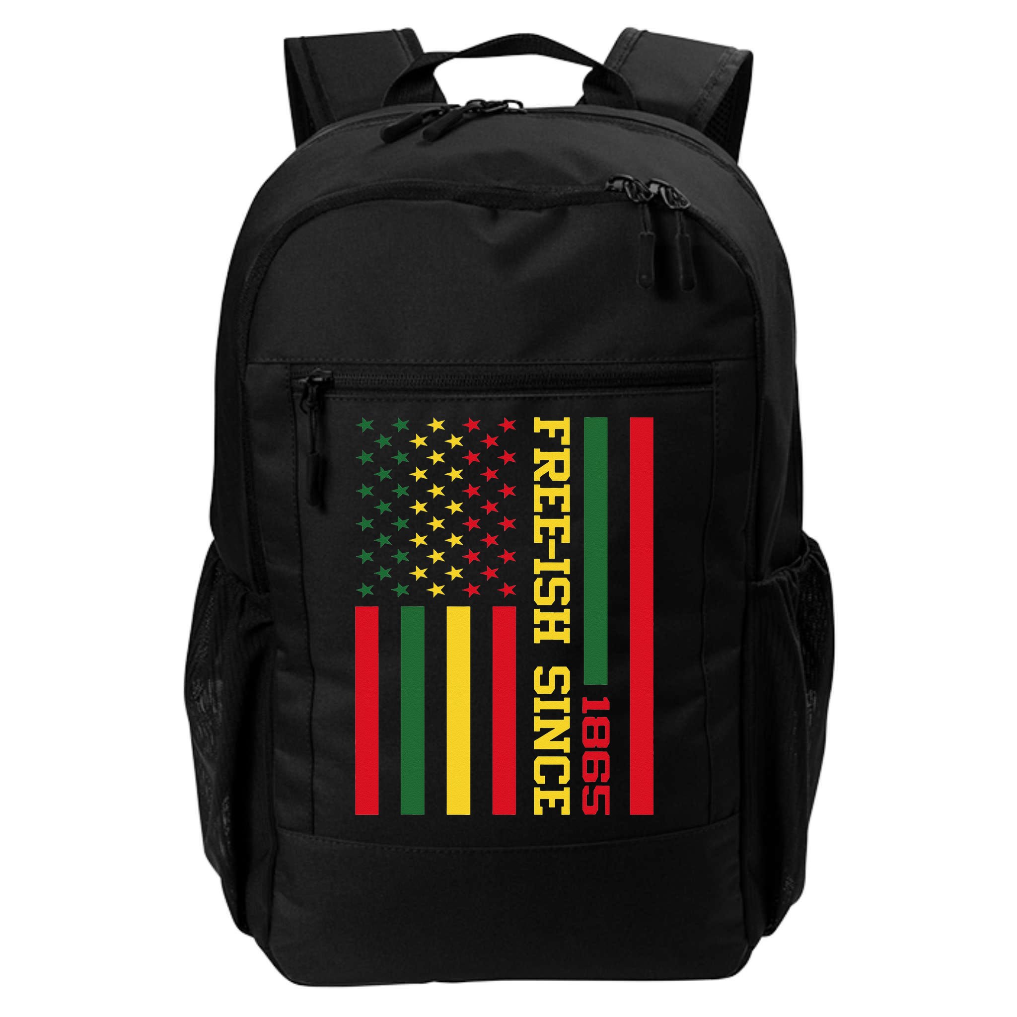 Freeish Since 1865 Juneteenth Black History Flag African Backpack