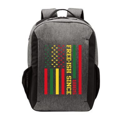 Freeish Since 1865 Juneteenth Black History Flag African Vector Backpack