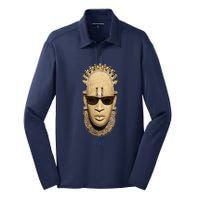 Festac Symbol. 1977 Festival Of African Arts And Culture Silk Touch Performance Long Sleeve Polo