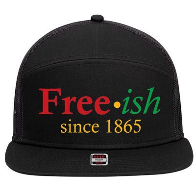 Freeish since 1865 7 Panel Mesh Trucker Snapback Hat