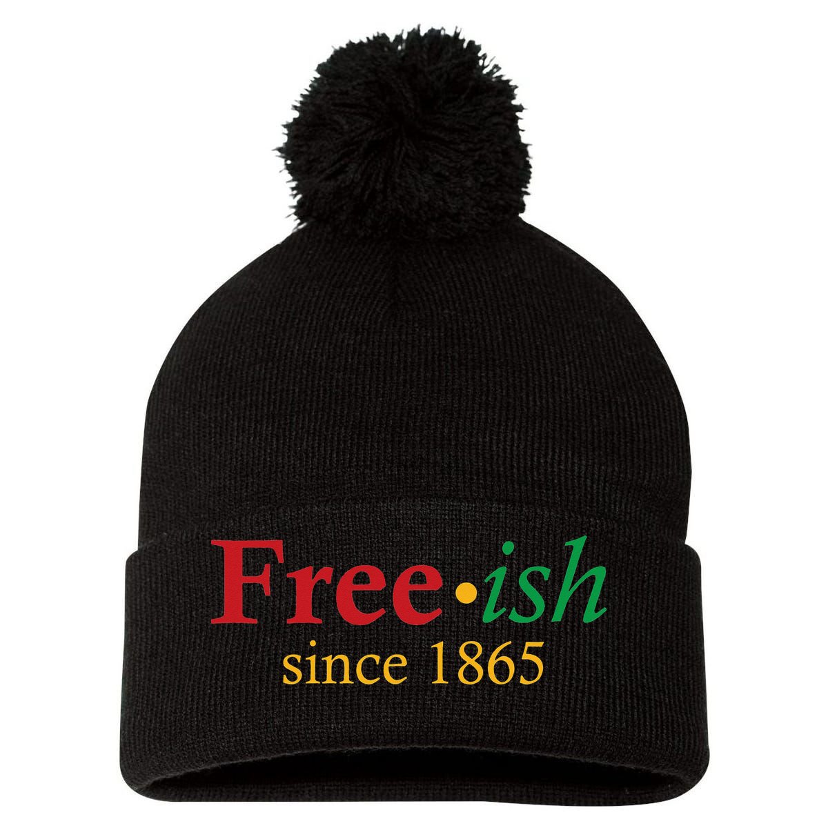 Freeish since 1865 Pom Pom 12in Knit Beanie