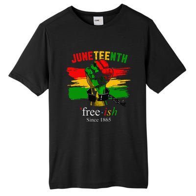 Freeish Since 1865 With Pan African Flag For Juneteenth Tall Fusion ChromaSoft Performance T-Shirt