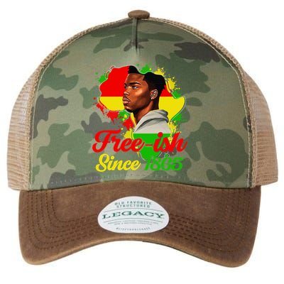 Freegiftish Since 1865 Black Juneteenth Celebrating 1865 Gift Legacy Tie Dye Trucker Hat